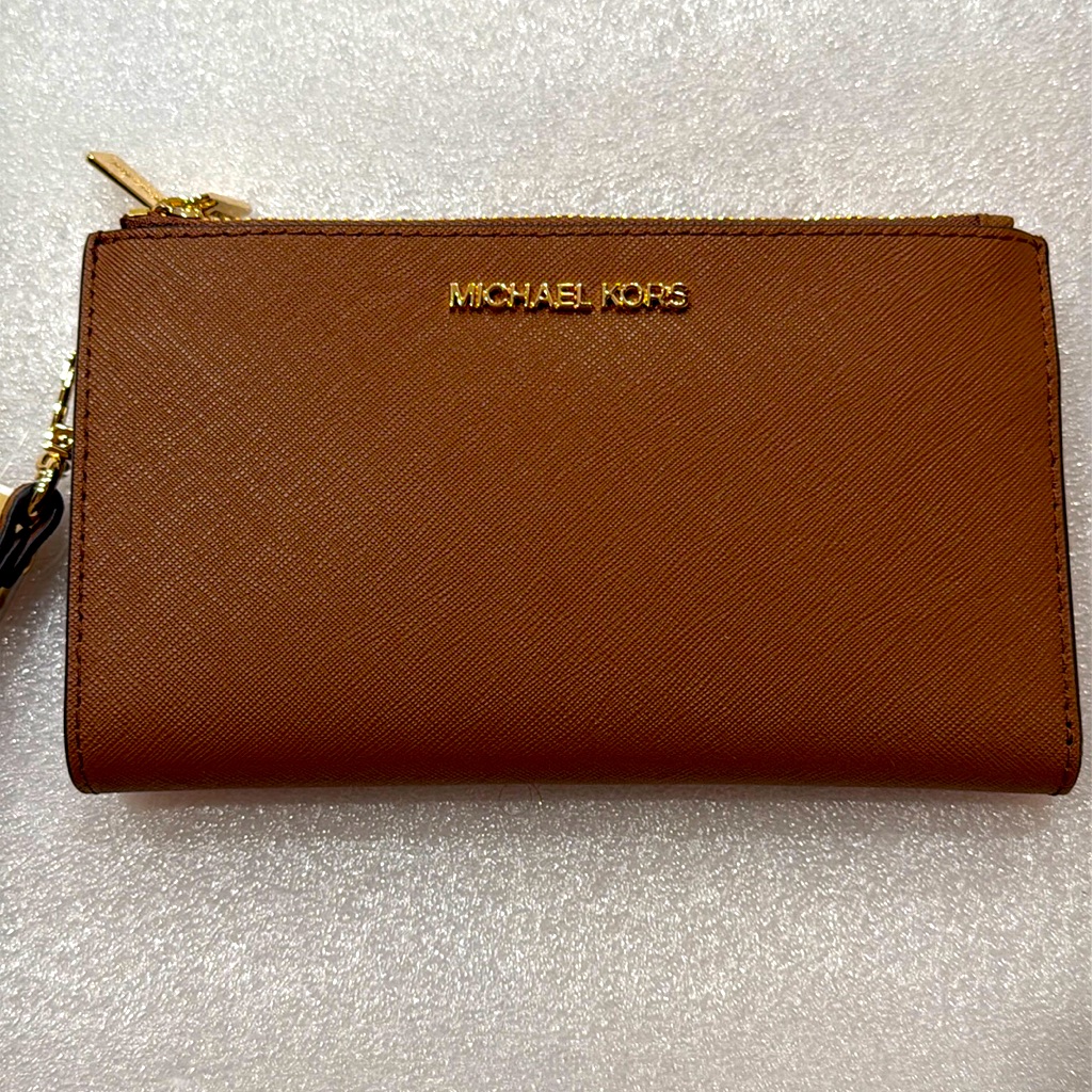 Michael Kors Jet Set Travel Double Zip Wristlet New